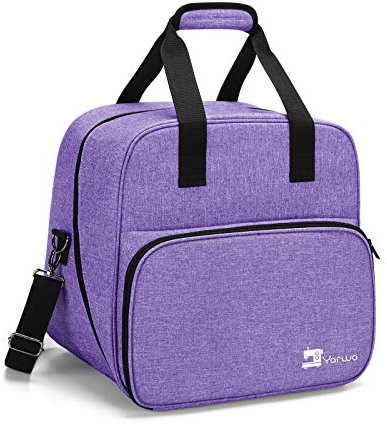 Yarwo Borsa per Tagliacuci, Borse da Trasporto per Macchine Tagliacuci e Accessori, con Tavola di Legno Inferiore Staccabile e Tasche, Viola