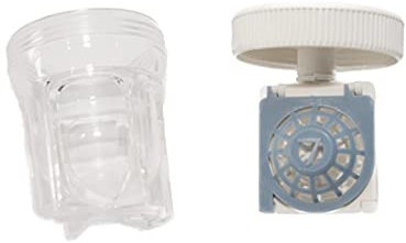 SPORTS WORLD VISION Scleral Contact Lens Case (10 Pieces) Easy to Carry Vented Protective Case, Barrel Shaped Contact Lens Cleaning Container for Everyday Use