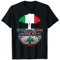 Albero delle radici italiane libanesi Italia Libano Bandiera Maglietta