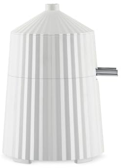 Alessi Plissé MDL07W/USA Presse-agrumes électrique en résine thermoplastique, prise US 85 W, blanc