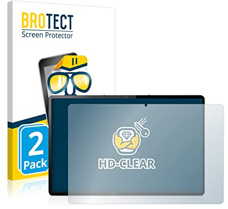 BROTECT (2 Stück Schutzfolie für Lenovo Tab P12 Pro Displayschutz Folie Made in Germany, Ultra-Klar