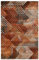 Wecon Home Moderner Esprit Kurzflor Teppich für Wohnzimmer, Schlafzimmer und Kinderzimmer - Vario (160 x 225 cm, Terracotta braun)