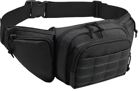 SenzaMa Marsupio Borsello Uomo Tracolla Tattico Militare Fondina Porta Pistola Occultamento Portapistola Compatibile con Beretta