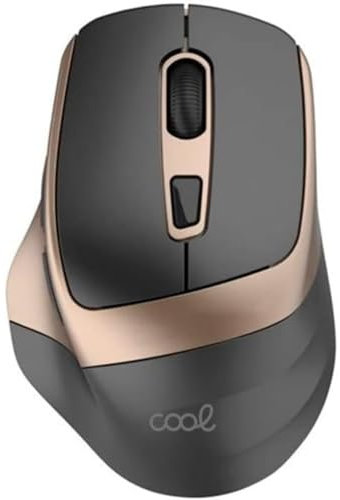 Souris sans Fil silencieuse Cool Ergonomic Noir/doré