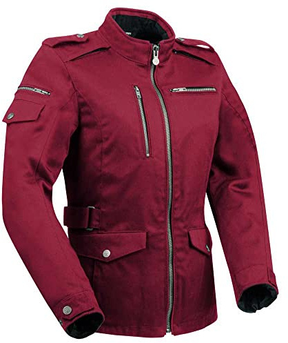 Segura, Motorradjacke LADY LEYTON burgundy, T3