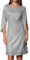 GRACE KARIN Damen Party Cocktailkleid Pailletten Kleid 3/4 Ärmel Club Glitzer Kleid Vintage MidiKleid Festlich Hochzeit Abendkleid M Silber Grau-Pailletten CL1812A22-06