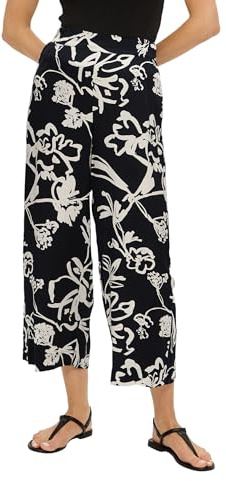 s.Oliver Regular: Satinhose mit weitem Bein