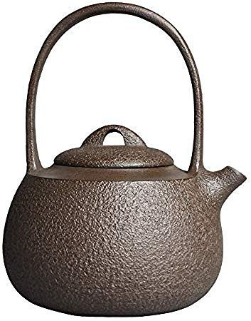 OQHAIR Théières Simples et créatives Services à thé Théière en Fonte Théières en Fer Théière Bridge Boutique Pot en Fonte Bouteille en Fer Service à thé Antique Simple Bouilloire à thé à