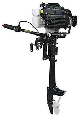 Moteur hors-bord 4 temps 4 HP pour bateau de pêche, hélice, arbre court, refroidi par air, système CDI 52 cc, moteur hors-bord, arbre de pêche, pour bateau gonflable, bateau de pêche