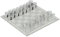 KLFEXVP Glass Chess Set for Adults Clear Shot Glass Chess Set Glass Chess Board with 32pcs Cups Chess Pieces Drinking Shot Chess Set Funny Battle Shots Drinking Game 10x10
