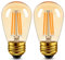 Genixgreen LED Glühbirne E27 Warmweiss 2700K 4.8W (Ersetzt 40W) Filament Retro Edison Birne ST45 – Für Deckenleuchte, Lichterkette, Vintage-Lampe – 220V, 2er Pack
