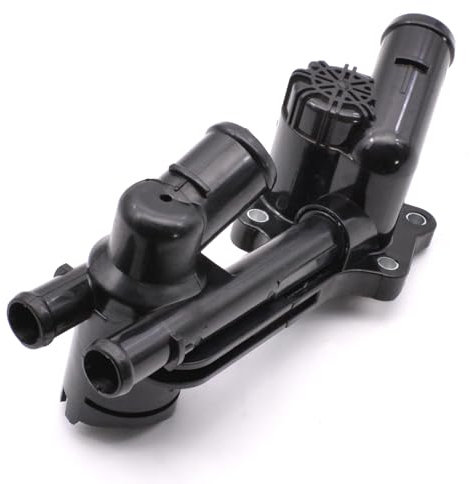 HAOTOM Thermostat de refroidissement du moteur Boîtier de thermostat Pour VW Beetle Caddy Golf Plus Golf 6 Pour Audi A1 A3 Pour Seat Altea Ibiza Toledo Pour Skoda Fabia Octavia Rapid Roomster Yeti