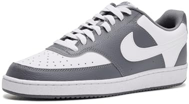 Nike Men's Court Vision Lo Shoes, Cool Grey/White/White, 10