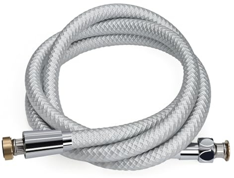 DLYYPLUS 59 Inches Silicone Shower Hose, Ultra-Soft Anti-Kink Designed Handheld Shower Head Hose Replacement Extension for RV, Sprayer, Bidet, Pet Bathing