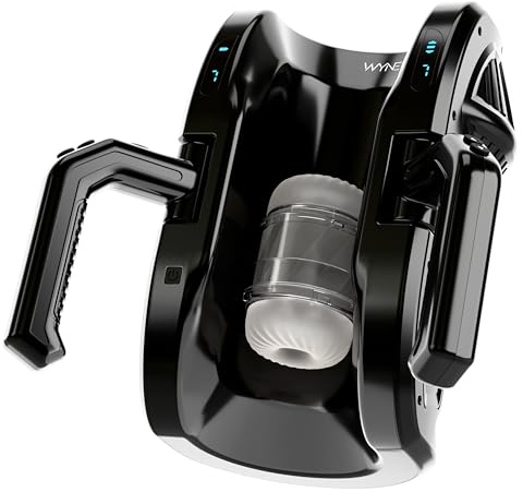 WYNE Masturbator 10 - batteriebetriebener Stroker mit 7 Bewegungsmodi und Geschwindigkeiten, schwarz