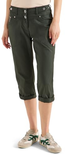 Cecil Damen Mid Waist Slim Leg Hose mit Turn-Up 3817730