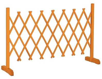 Staccionata in Legno Estensibile 120x120-200cm, Recinto a Rombo per Giardino ideale per Giardino, Bar, Ristoranti e Centri Commerciali – Divisorio Salvaspazio e Resistente