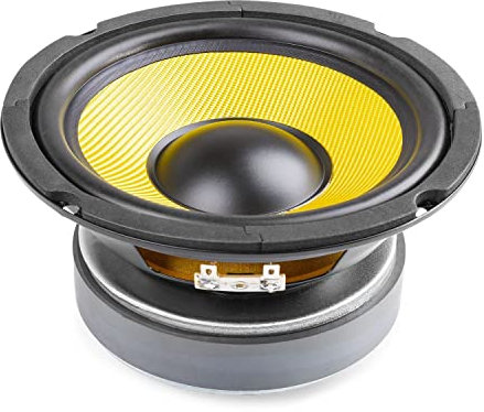 FENTON WK16 - Altavoz de Graves Fabricado con Cono de Kevlar de 6,5, 250 vatios de Potencia, Bobina ventilada Resistente al Calor, suspensión de Goma, diafragma de Fibra sintética Resistente