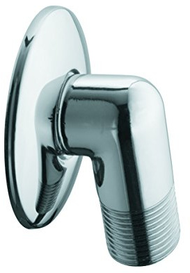 Kludi Wandanschlussbogen 1/2 Zoll mit Rosette, verchromt, 6054005-00