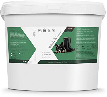 Verm-X All Natural Treats for Dogs. Supports Intestinal Hygiene. Vet Approved. UFAS Assured. Restores and Maintains Gut Vitality. Wormwood Free Recipe.