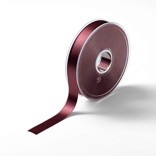 Prym Satin Ribbon 15 mm Bordeaux, 100% Polyester