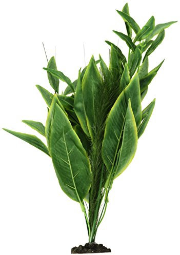 Marina Pianta Dracena in seta naturale, grande, 33 x 35,5 cm, verde