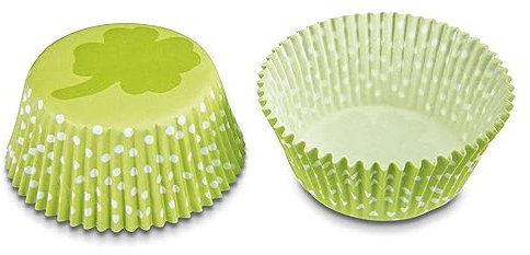 Haus Mini Kleeblatt Papier Backblech, grün, 50 Stück