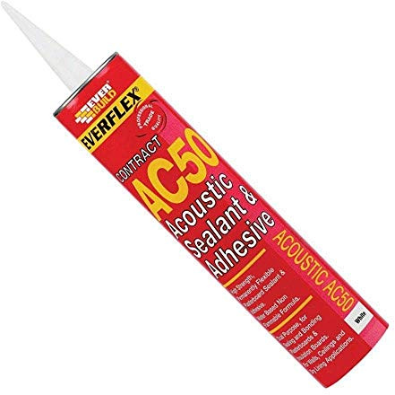 Everbuild AC50 ACOUSTIC SEALANT & ADH Sealants Professional Sealants - 400ml