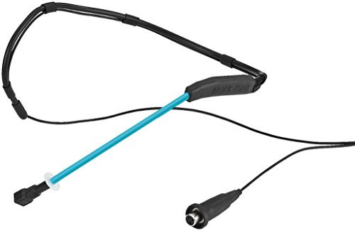 MONACOR HSE-200WP/BL Elektret-Kopfbügelmikrofon