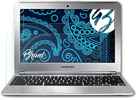 Bruni Screen Protector compatible with Google Chromebook Series 3 (11.6 Inch) Samsung Protector Film, crystal clear Protective Film (2X)