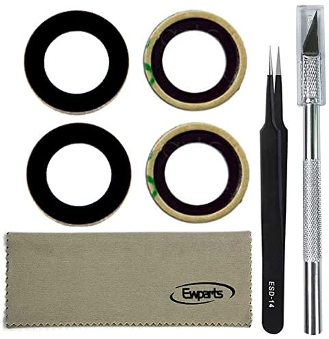 2pack OEM Camera lenti per iPhone 7/8 dietro l'obiettivo della fotocamera di copertina di lenti in vetro della fotocamera con adesivo per iPhone 7/8 compatibili strumenti di riparazione