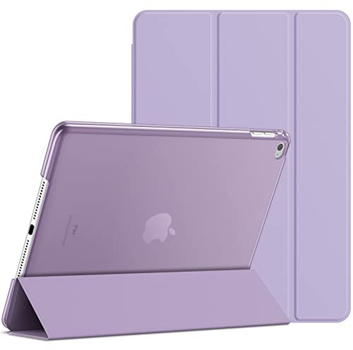 JETech Custodia per iPad Air 2, Cover con Funzione di Supporto, Auto Svegliati/Sonno (Viola Chiaro)