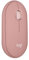 Logitech Pebble Mouse 2 M350s wireless Bluetooth sottile, portatile, leggero, personalizzabile, clic discreti, Easy-Switch per Windows, macOS, iPadOS, Android, Chrome OS - Rosa
