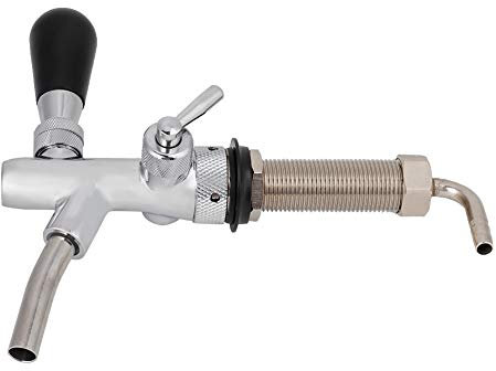 Einstellbarer Zapfhahn für Bier vom Fass mit Durchflussregler 4-Zoll Zapfhahn Kit für Homebrew Zapfbiere MEHRWEG VERPAKUNG