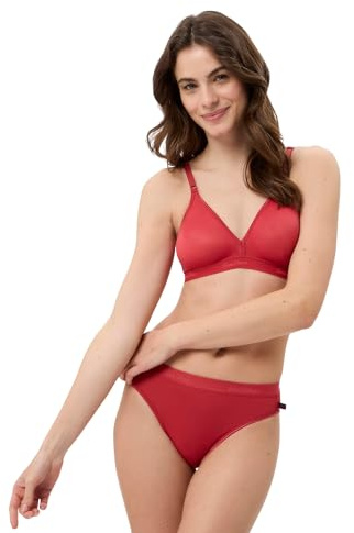 BeeDees Damen Soft-BH Microfun N dunkelrot | 75D