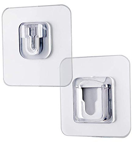 SHOP-STORY - ACCROCH'TOUT : Pack de 10 Supports Adhésifs Multi Surfaces