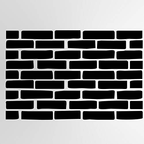 Moderne wiederverwendbare Schablone mit Ziegel-Muster, Damast, A3, A4, A5 und größere Kunst, Wanddekor, Modern5 (Mylar-wiederverwendbare Schablone, A5-Größe – 148 x 210 mm, 14,7 x 21,1 cm)