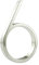 HASWARE Floating House Number Sign: 5 inch Modern Door Signage - Striking for Street Home Address Numerals (6, Silver)