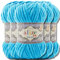 Alize Velluto 5x 100g Türkische Strickwolle super Bulky Wolle zum Häkeln Uni Farbe Babywolle Flauschgarn Filzwolle Kuschelwolle (Ocean | 16)