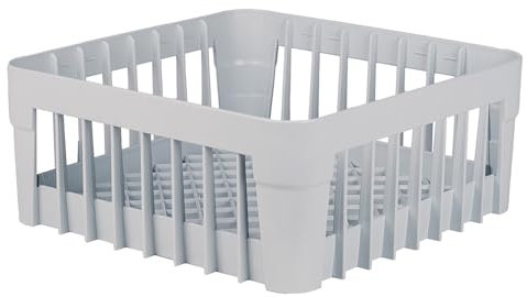 Romux® Cesta para Vasos 35x35 cm para Lavavajillas y Lavavasos Profesional | Ideal para Hostelería, Restaurantes y Bares | Resistente y Compatible con Lavado Industrial