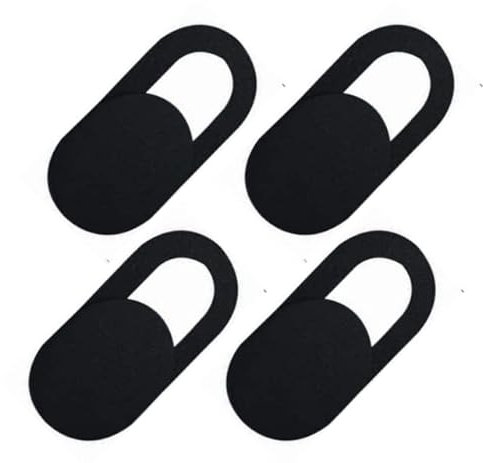 Webcamera Covers [4 pack] Black