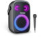 Tronsmart Halo 110 Bluetooth-Lautsprecher mit Licht, 60 W tragbare Lautsprecher mit Subwoofer-Bass, Mikrofon, Party im Freien, EQ über App, kabellose Stereo-Kopplung, 18 Stunden Spielzeit,