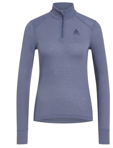 ODLO Thermounterwäsche Damen Active Warm I Langarm Thermoshirt I Warme Skiunterwäsche