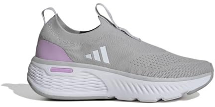 adidas Cloudfoam Go Sock Shoes, Zapatos Mujer, Grey Two/Cloud White/Bliss Lilac, 40 2/3 EU