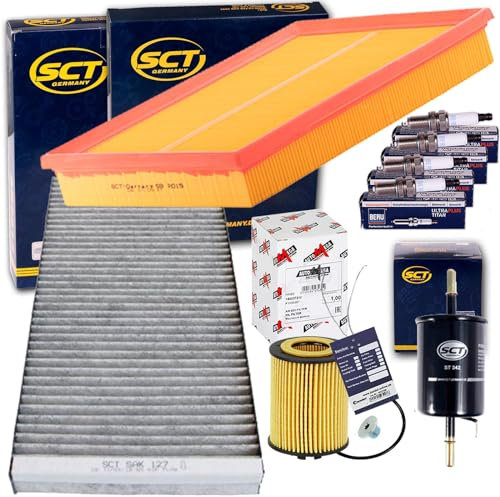 BandelOne enthält Filterset Satz+Beru UPT2 passend für Corsa C Combo Tigra 1.2 1.4 58-90 Ps