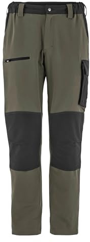 pka Herren Arbeitshose – Leichte Stretch Bundhose mit praktischen Taschen – Robuste Arbeitshose für Handwerk, Werkstatt & Outdoor
