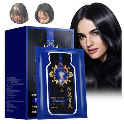 Polygonum Multiflorum Ginger Plant Extract Anti-Hair Loss Hair Shampoo,Japanese Plant Extract Hair Growth Shampoo, Oil Control Hair Care Shampoos for Women Men (1 Box)