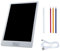 CaalLogt A4 LCD Writing Tablet, LED Drawing Board, Ultra Slim, USB Rechargeable Writing Tablet, Dimmable LED Copy Board, Multifunctional 2-in-1 Light Pad