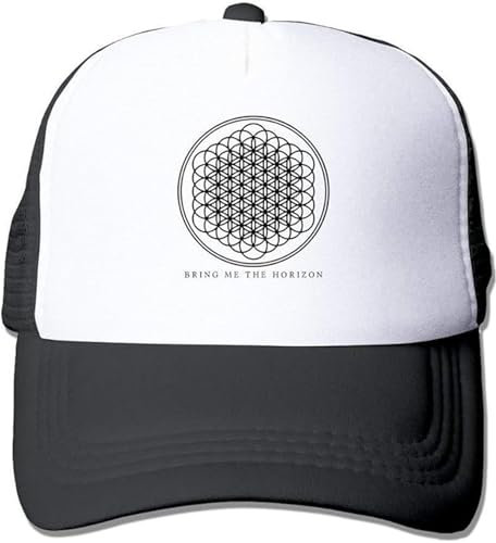 Black Bring Me The Horizon Snapback Cap Black Black