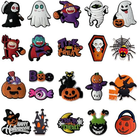 Thapncow 21 Stück Set Cartoon-Schuhdekorationen, niedliche Schuhdekorationen, PVC-Schuhdekorationen, Kinderschuhdekorationen, zum Dekorieren von Teenager-, Damen- und Herrenschuhen